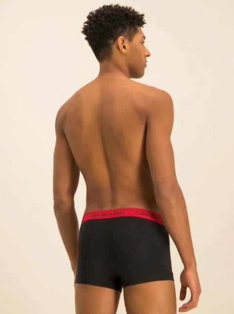 Набор трусов боксеров мужских Calvin Klein men boxer 3 шт. XL Черный/Зеленый (7657465) - фото 3