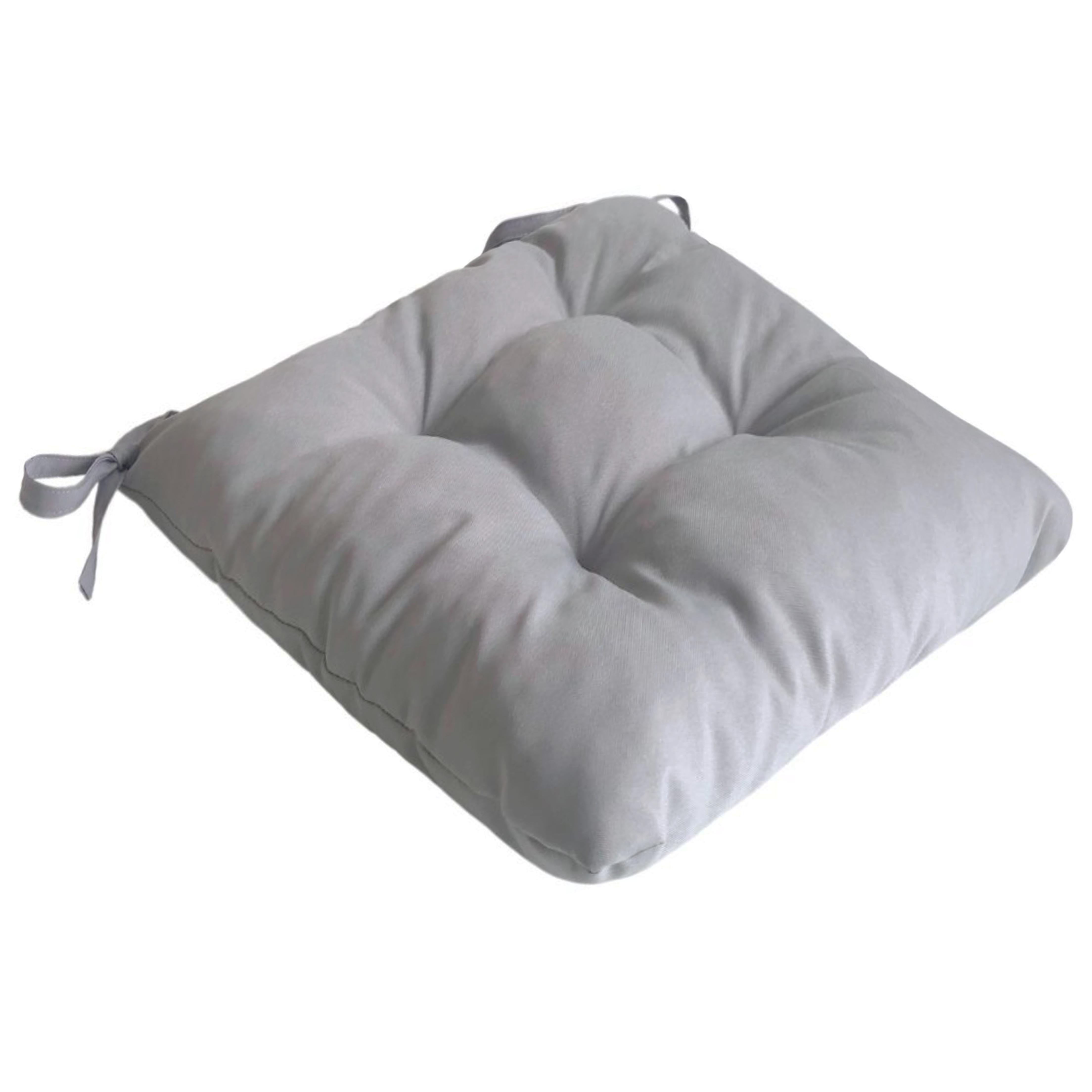 Подушка для стільця/крісла/табурету 50х50x8 см Світло-сірий (2102768447) - фото 2