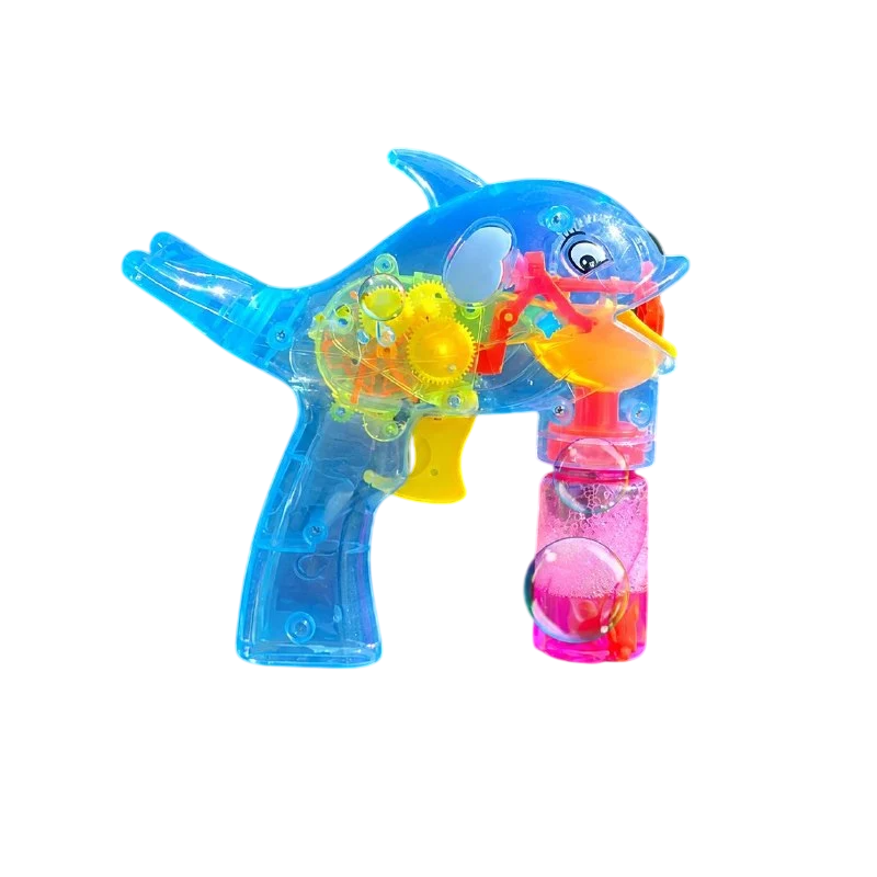 Пістолет з мильними бульбашками Bubble Fun 0690 Дельфін Блакитний (1859832828)