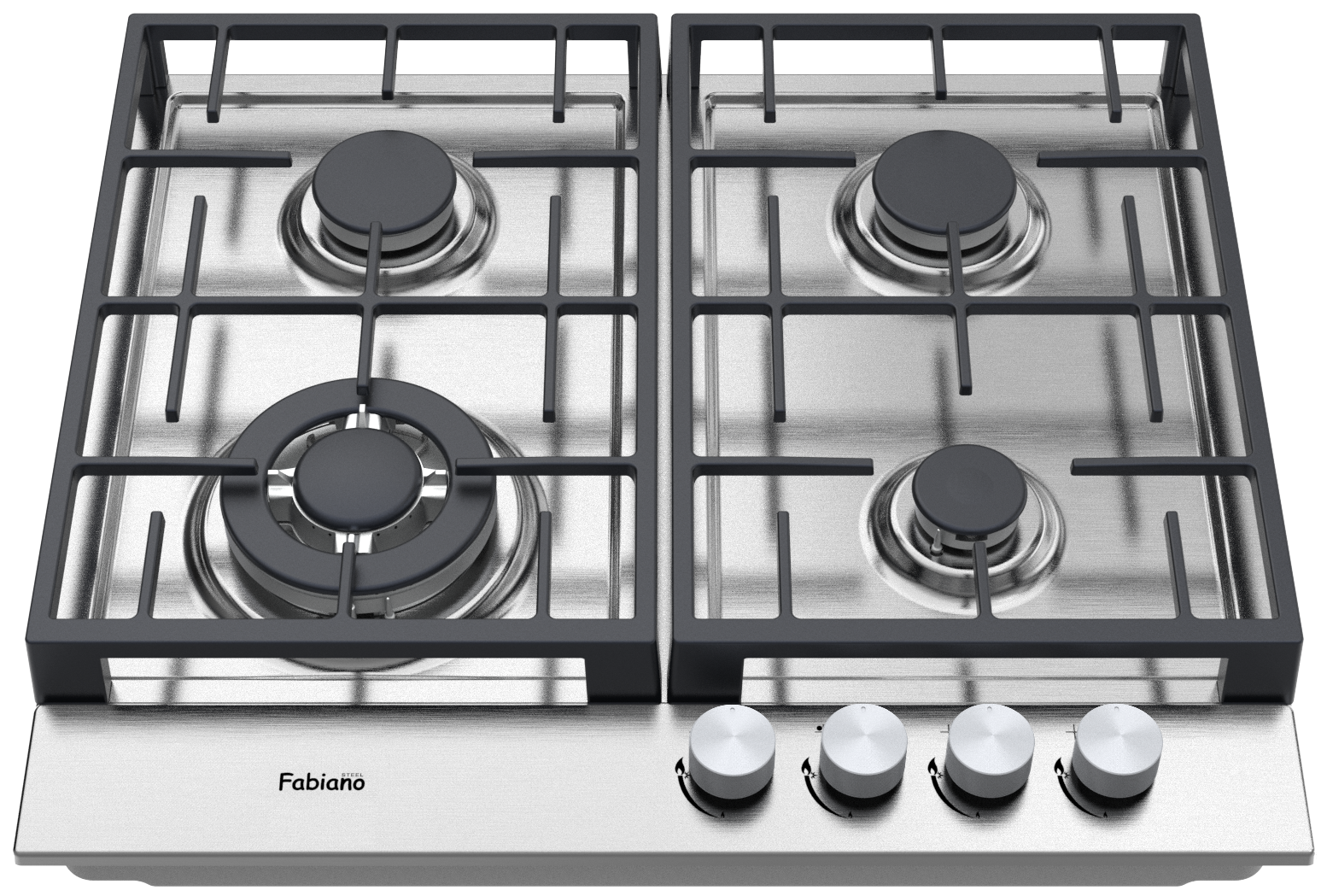 Варильна поверхня газова Fabiano FHG 8644 VGHT Inox (8112.406.1477)
