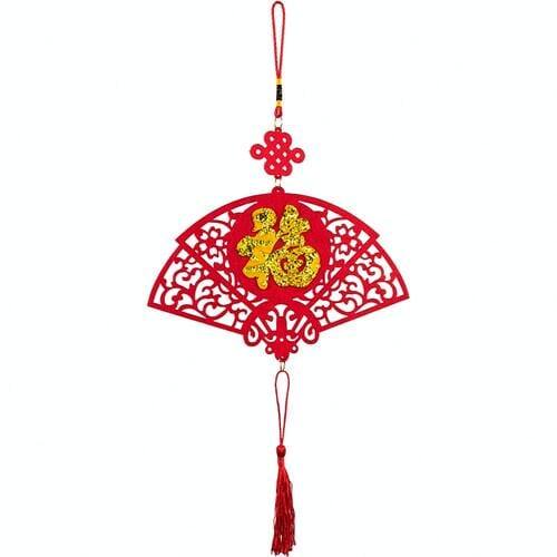 Декор подвесной Веер красный SETA Decor 19-720RD-GL