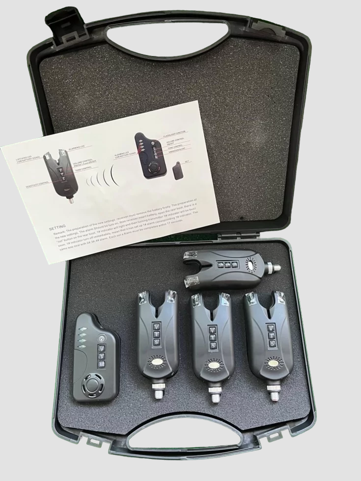 Набір сигналізаторів клювання Detect 9V TLI-16 у кейсі 4/1 шт. (1770940938)