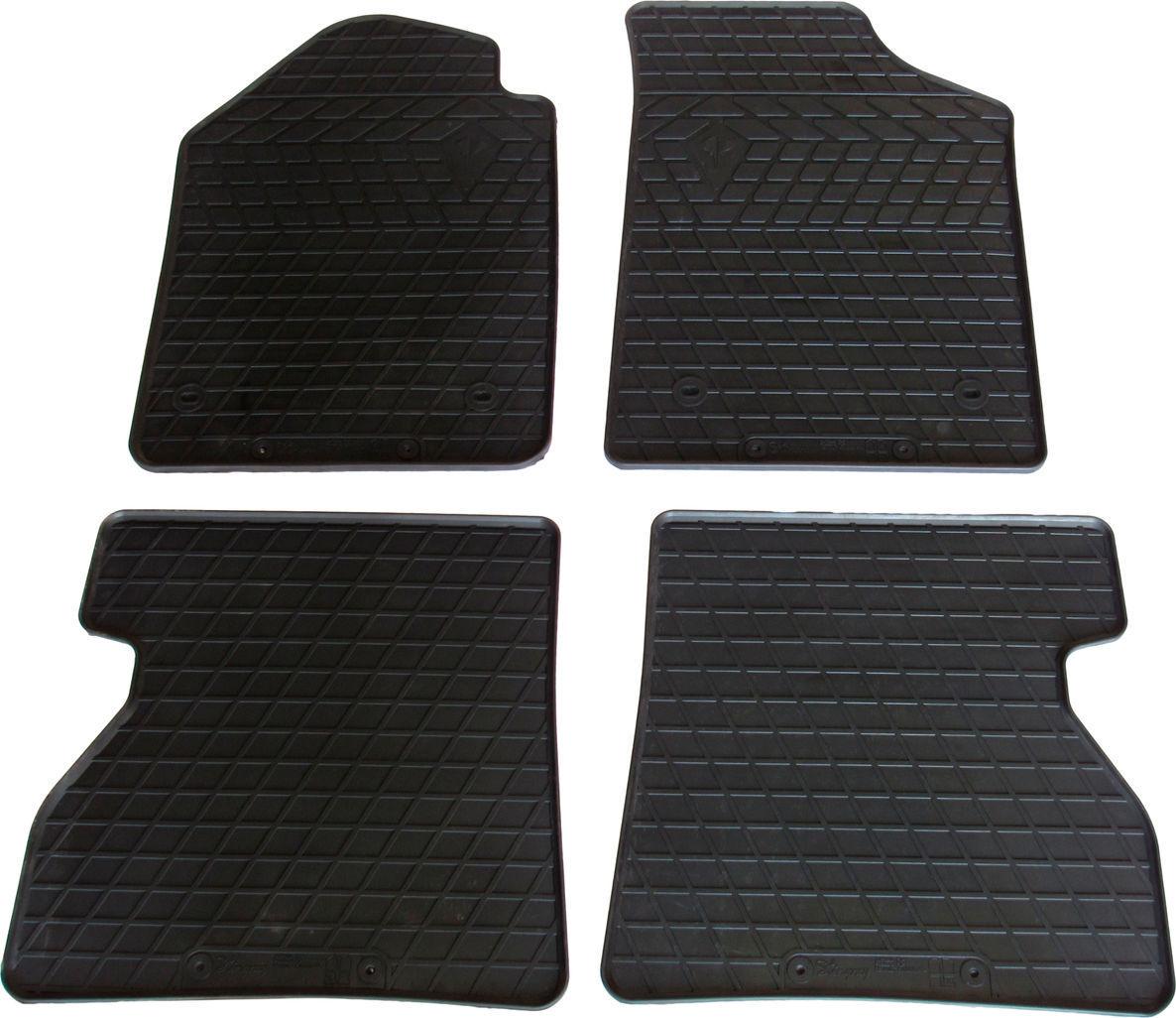 Коврики автомобильные в салон Stingray Renault Kangoo с 98-08 г.в. 4 шт. Черный (15293134)