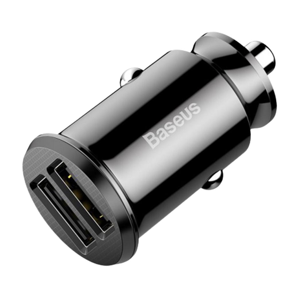 Автомобільний зарядний пристрій Baseus Grain C Dual USB 5V 3,1A Black (CCALL-ML01) Автомобільний зарядний пристрій Baseus Grain C Dual USB 5V 3,1A Black (CCALL-ML01)