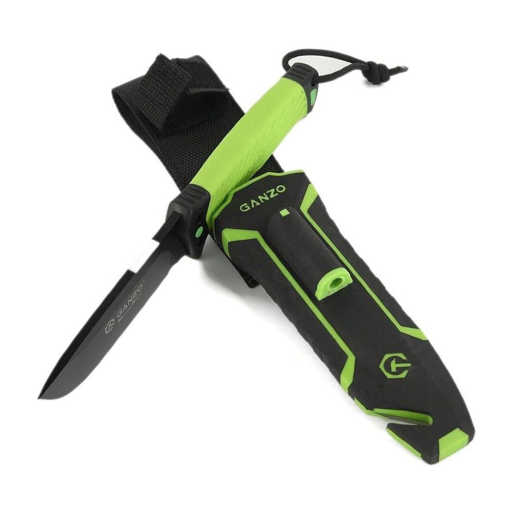 Нож охотничий туристический Ganzo G8012V2-LG Зеленый (160162) - фото 3 Нож охотничий туристический Ganzo G8012V2-LG Зеленый (160162) - фото 3
