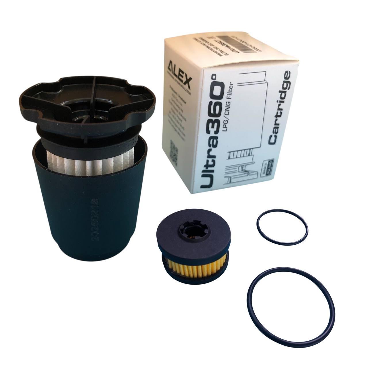 Фільтр у газовий клапан Valtek Zavoli Emmegas з гумками та вкладиш у фільтр Alex Ultra 360 (2552632826)