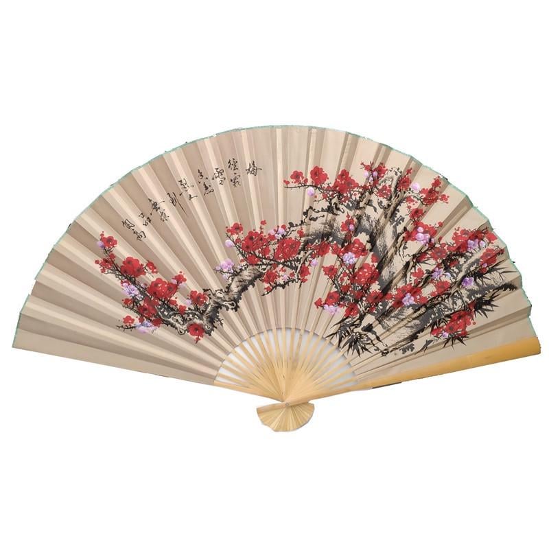 Настінне віяло квітуча сакура 50х90 см Бежевий (С0544а)