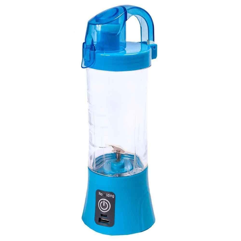 Блендер портативный Juice Cup Ollipin USB для приготовления коктейлей и смузи Голубой (5293)