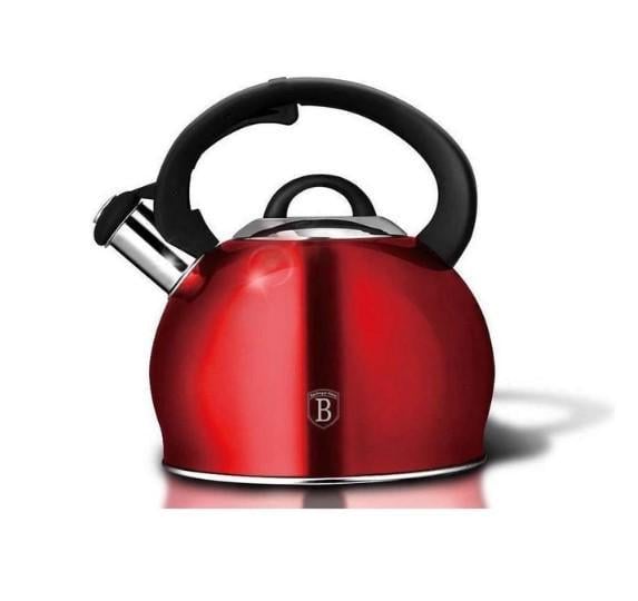 Чайник со свистком Metallic Line Burgundy Berlinger Haus нержавеющая сталь 3 л (55b76aa9) - фото 2 Чайник со свистком Metallic Line Burgundy Berlinger Haus нержавеющая сталь 3 л (55b76aa9) - фото 2