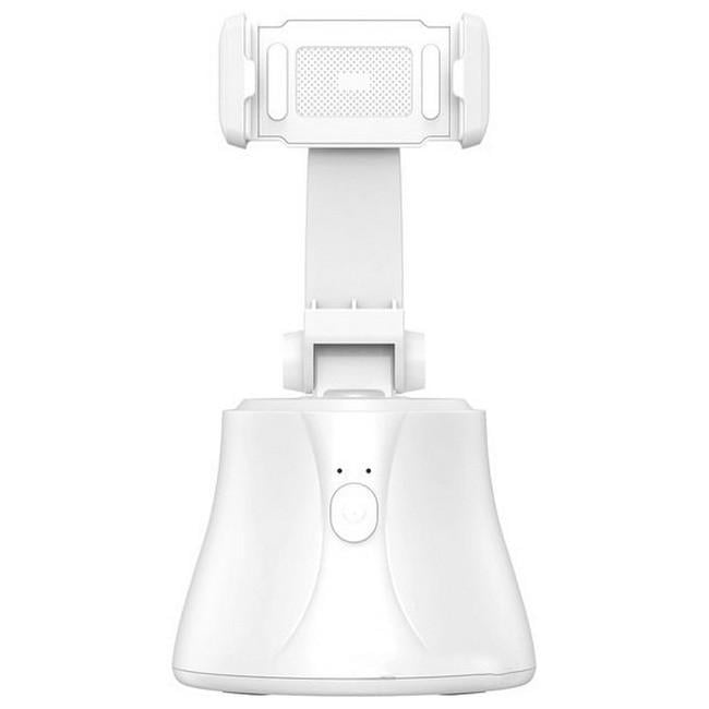 Підставка для телефону настільна Baseus 360°AI Following Shot SUYT-B02 White (015836)