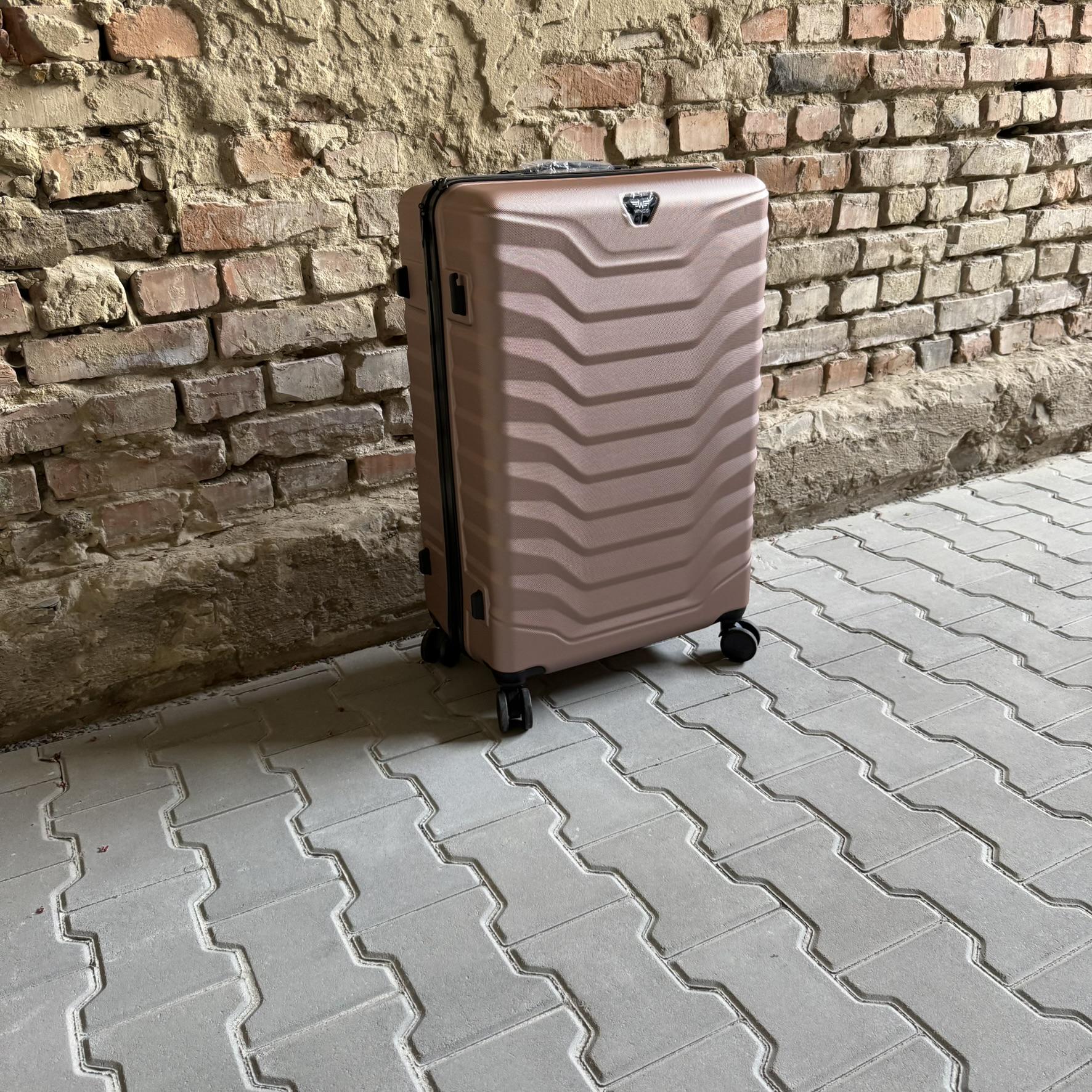 Валіза Wings PEA01 дорожня L Рожеве золото (26557312) - фото 3 Валіза Wings PEA01 дорожня L Рожеве золото (26557312) - фото 3