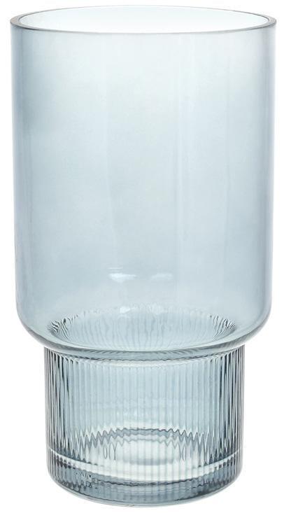 Ваза декоративная Ancient Glass Фуджи 25,5х14 см Светло-голубой