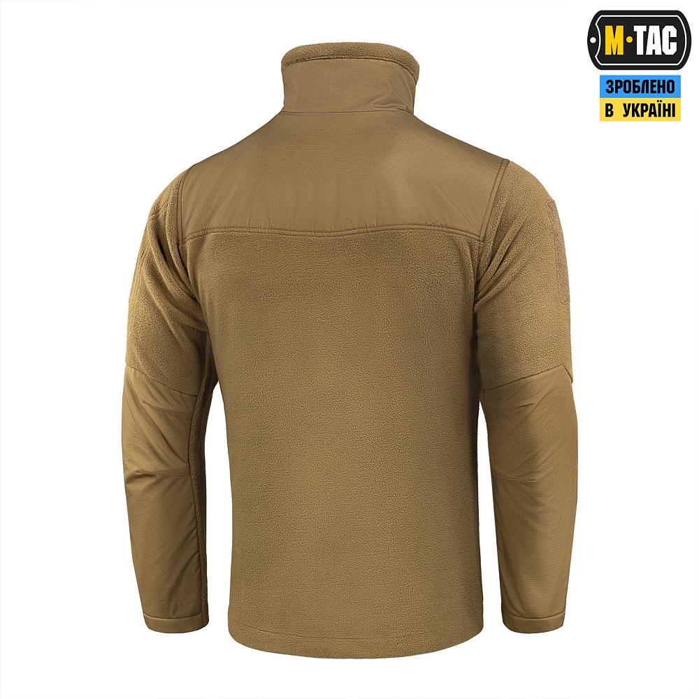 Куртка-кофта флісова M-Tac Alpha Microfleece GenII M Койот (5920865) - фото 4 Куртка-кофта флісова M-Tac Alpha Microfleece GenII M Койот (5920865) - фото 4