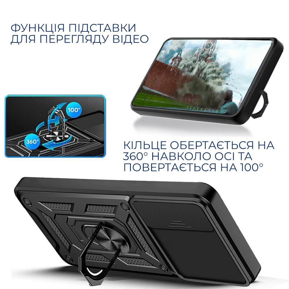 Чехол с защитой камеры 3DGuard Xiaomi Poco X3 Pro Black (32490-2B) - фото 3