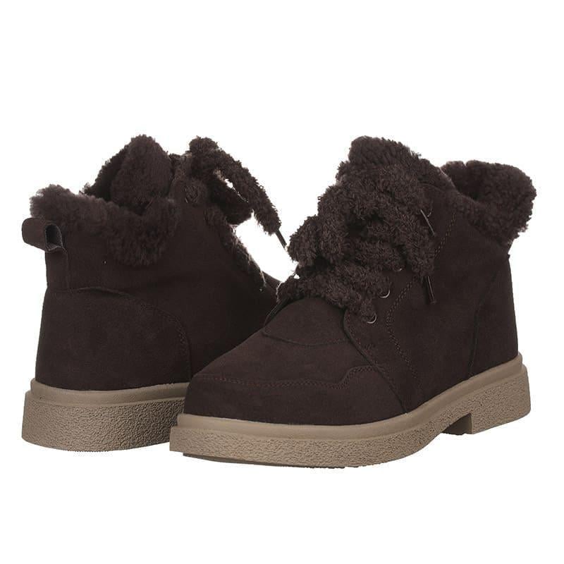 Черевики жіночі Hengji M352-2 замшеві р. 40 Коричневий (10050)