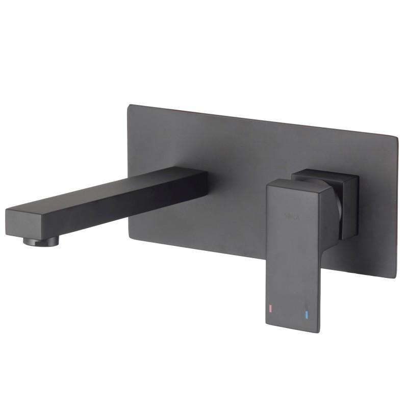 Смеситель для умывальника Yoka BU.TOSCANA-BLK reac-20000000078 настенный Черный (158860)