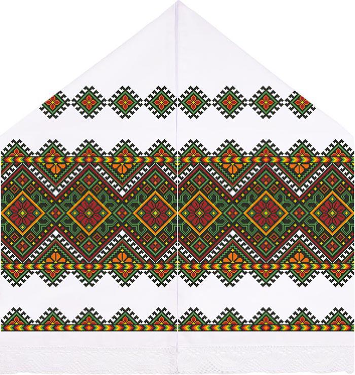 Схема Рушник под Каравай для вышивки бисером и нитями на ткани габардин (ТР080пн4599)