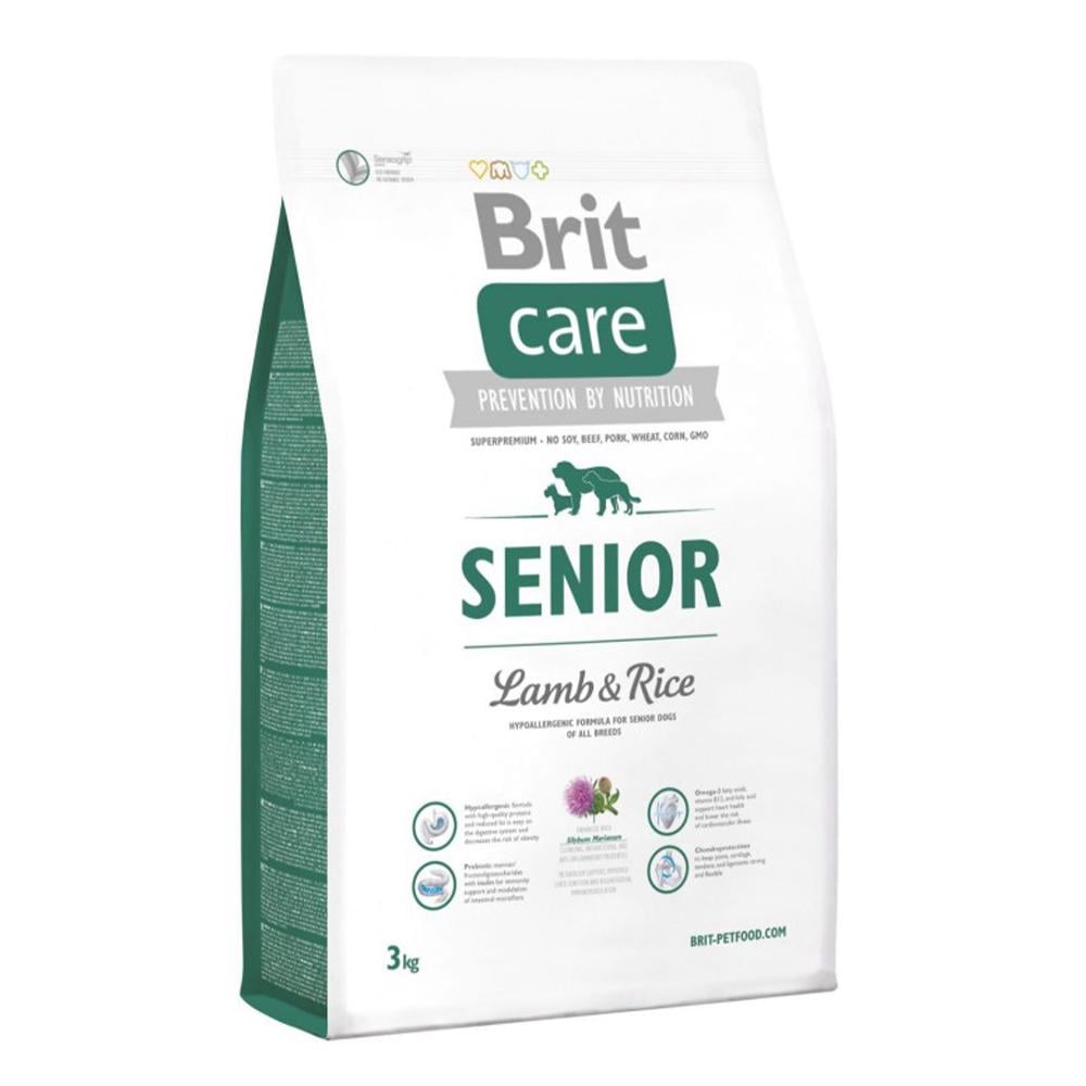 Сухой корм для собак Brit Care Senior Lamb & Rice - 3 кг