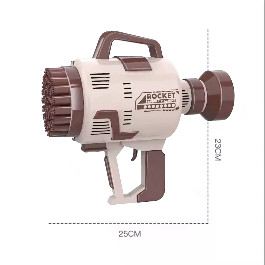 Генератор мыльных пузырей на аккумуляторе для детей Коричневый - фото 4 Генератор мыльных пузырей на аккумуляторе для детей Коричневый - фото 4
