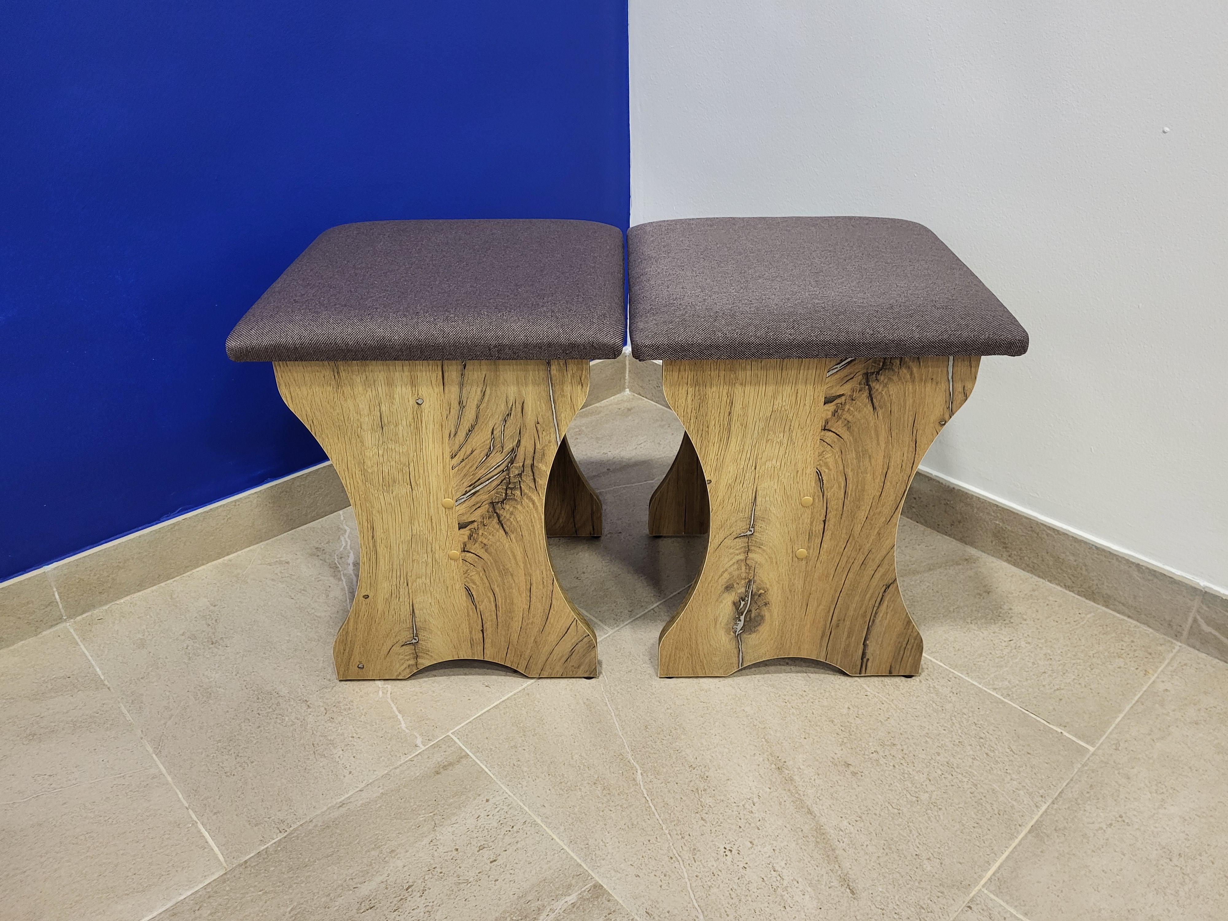 Комплект табуретов Семейный 35х35х44 см 2 шт. Дуб Флагшток/Бонус Нова (TT-DF-BN)