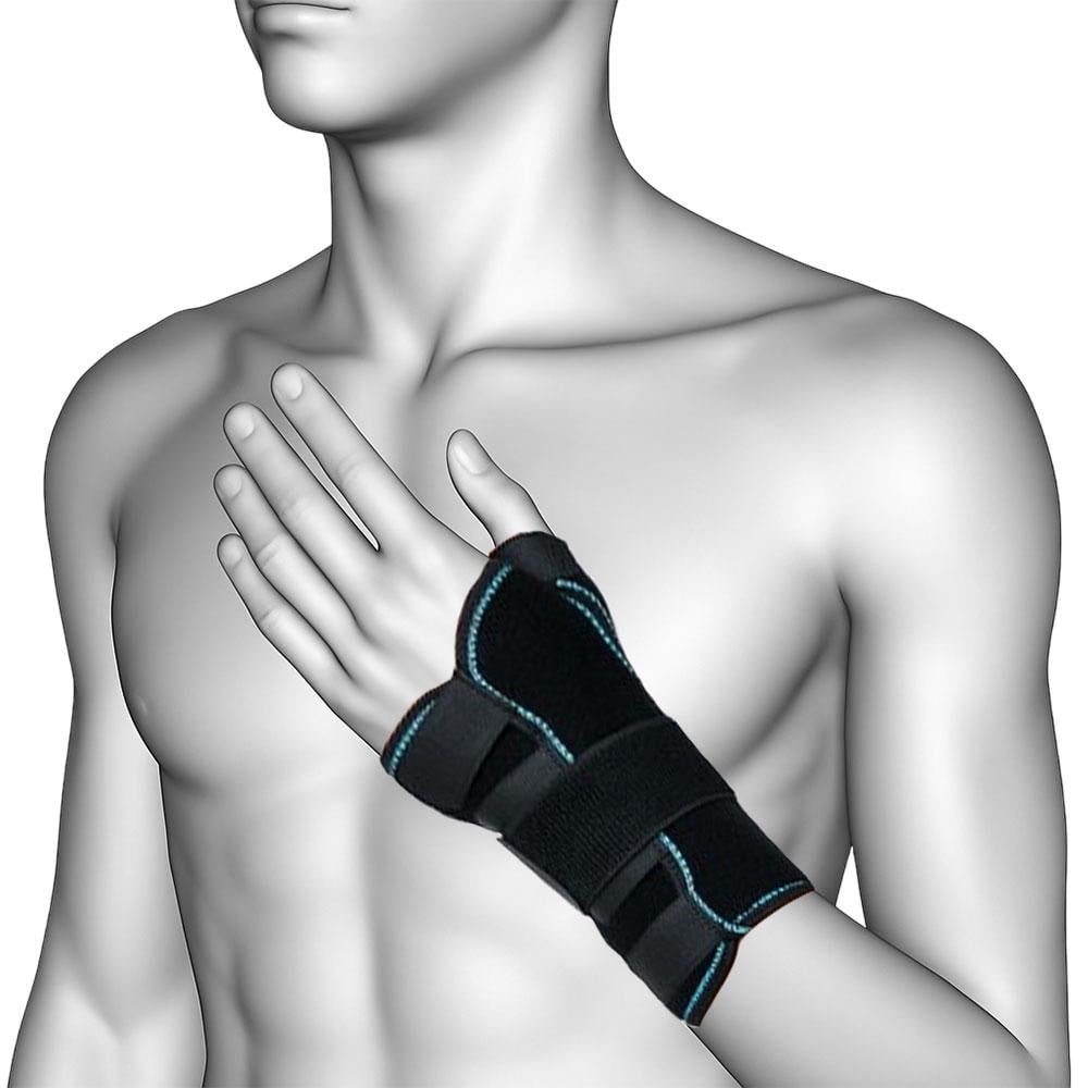 Ортез на лучезапястный сустав Алком с фиксацией большого пальца левый (4065)