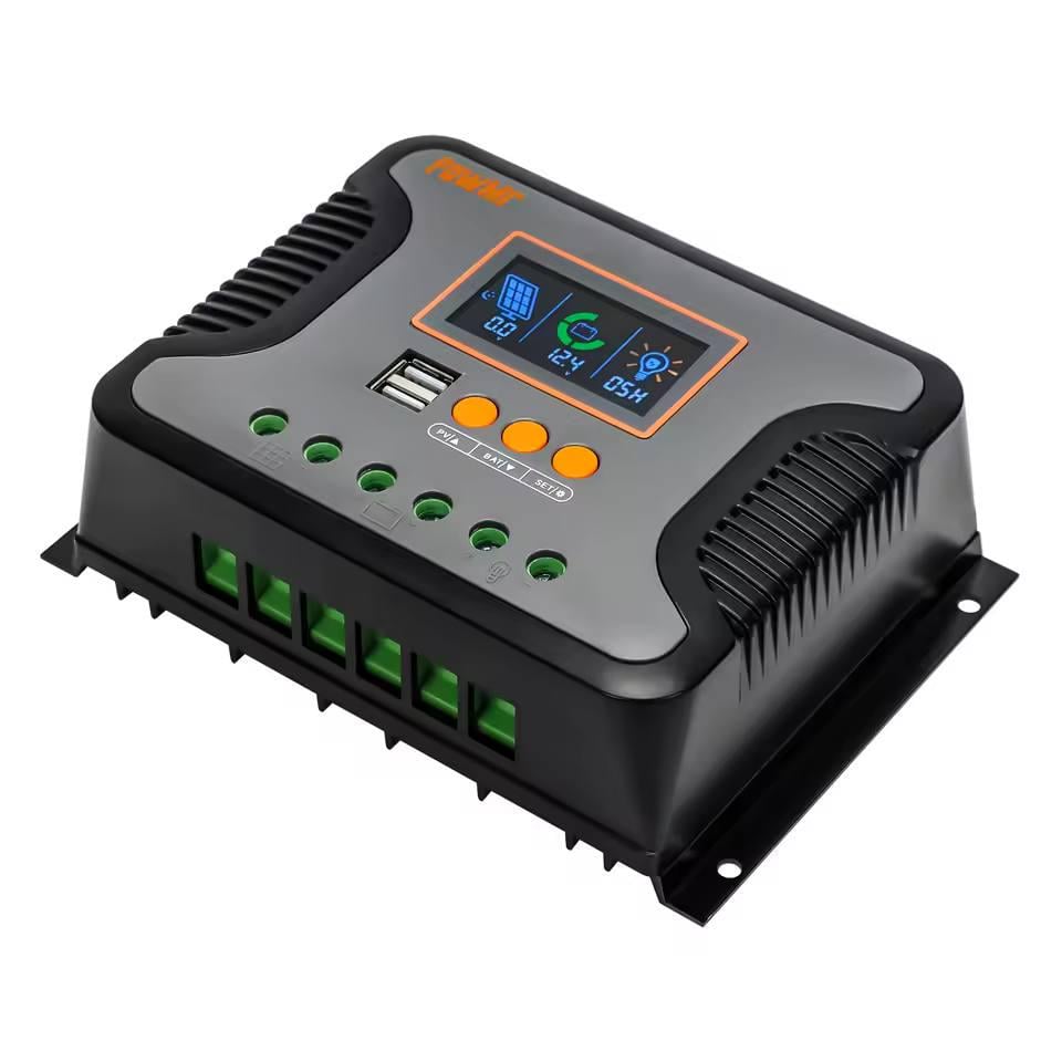 Контроллер солнечный PowMR Pstar-80A для аккумуляторов MPPT/PWM 12/24/48V (34417961)