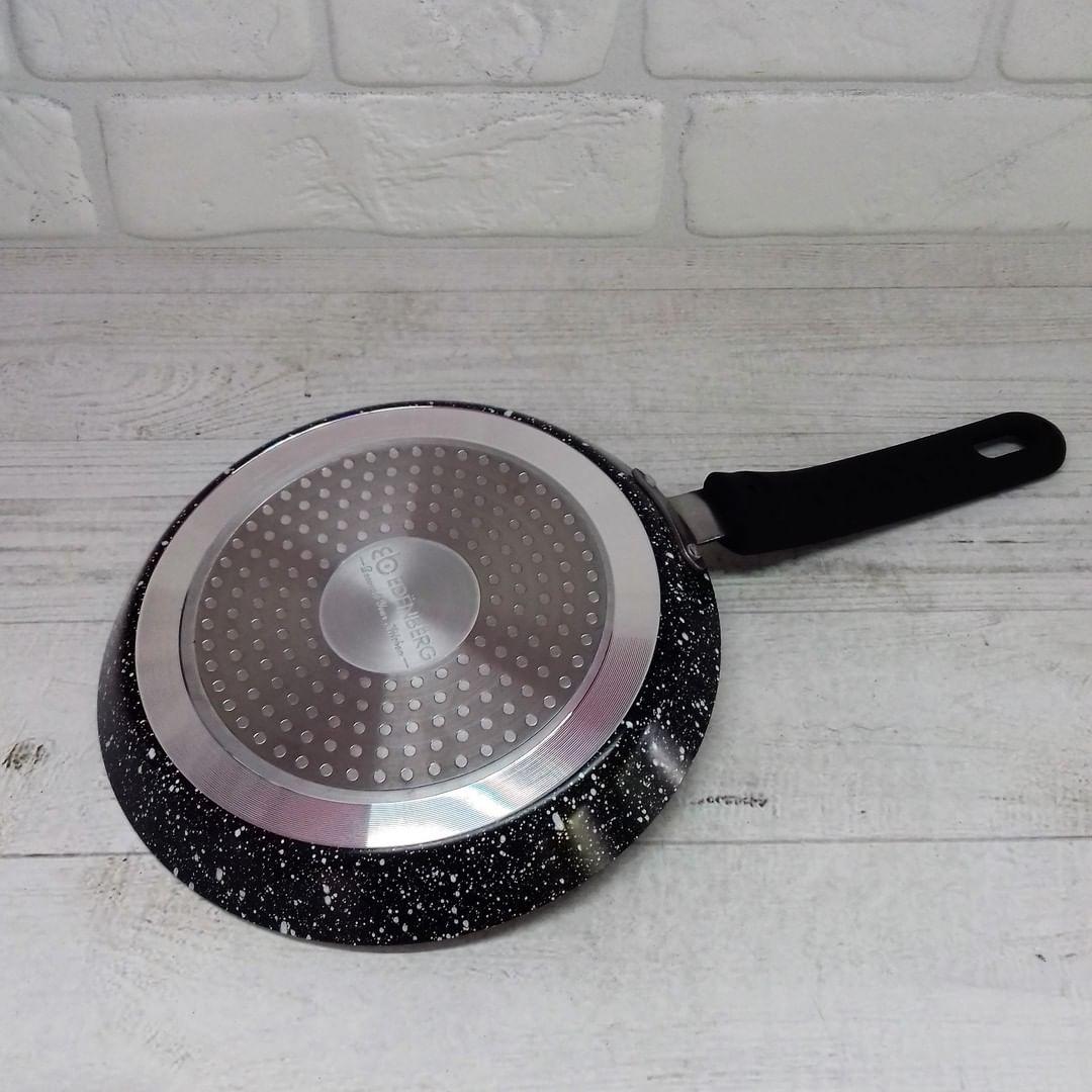 Сковорода для блинов Edenberg с антипригарным гранитным покрытием 24 см (EB-3399) - фото 3 Сковорода для блинов Edenberg с антипригарным гранитным покрытием 24 см (EB-3399) - фото 3