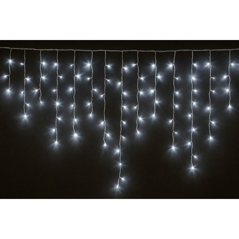 Гирлянда бахрома 6 м 200LED мигающая холодный белый IP44 (950156)