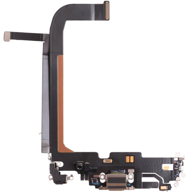 Нижний шлейф для iPhone 13 Pro Max Gold (P865)