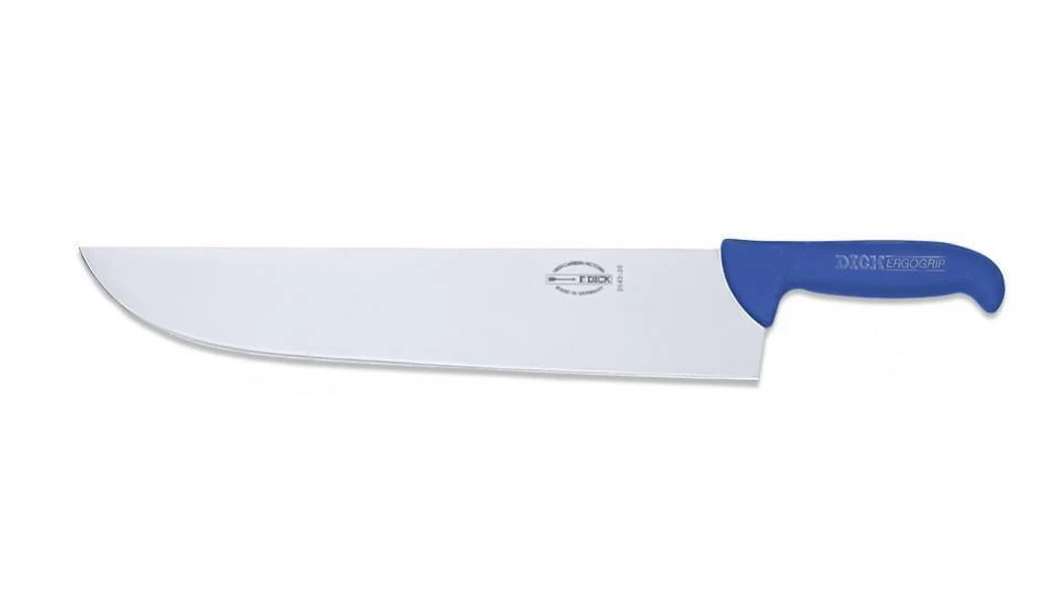 Нож мясника DICK ErgoGrip 300 мм Синий (82643300) Нож мясника DICK ErgoGrip 300 мм Синий (82643300)