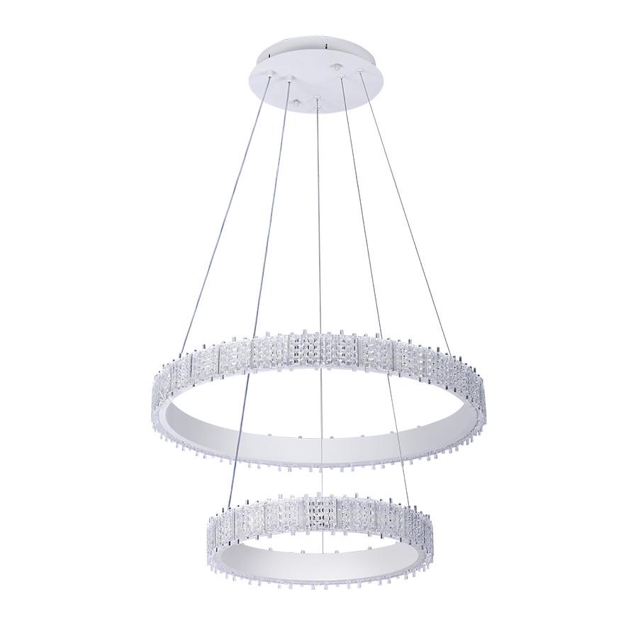 Люстра LED 7875129 400/600 WH 50W з пультом Білий