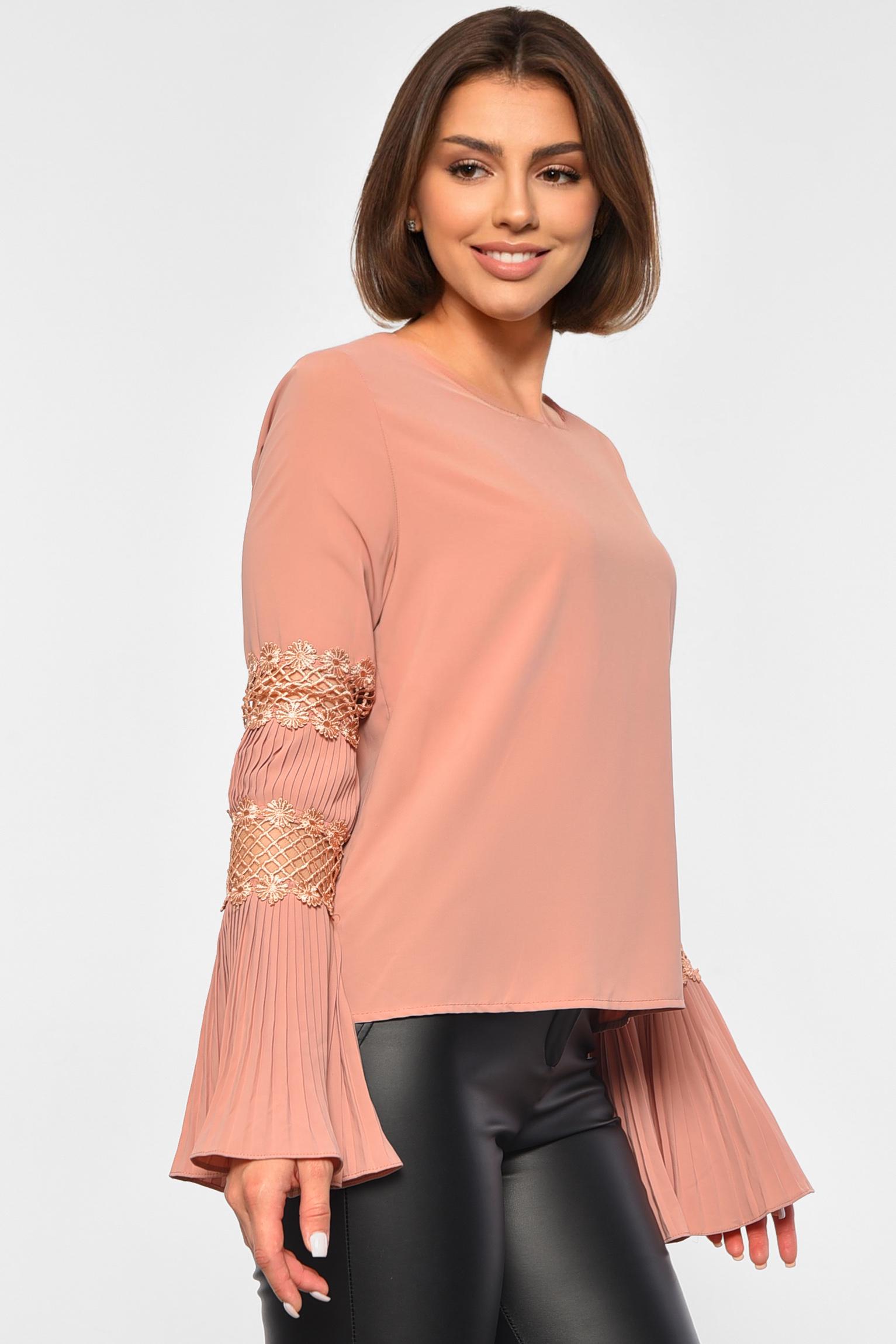 Блуза женская р. 42-44 Пудровый (187894) - фото 2