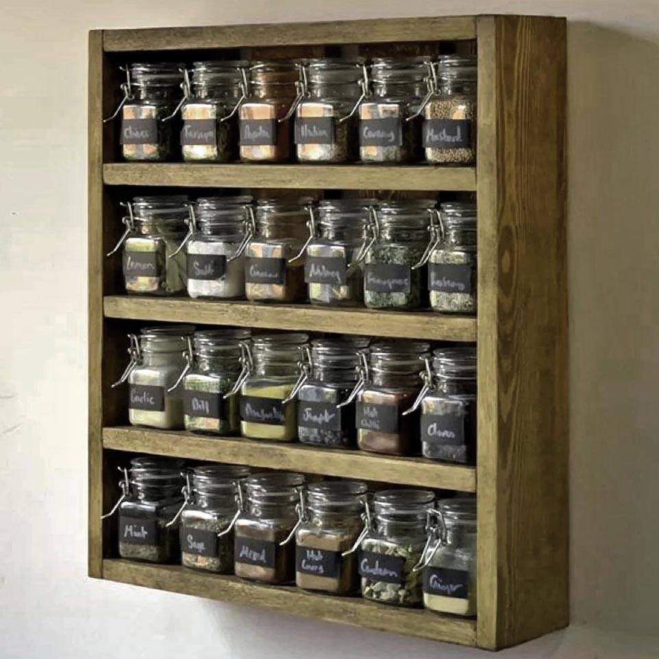 Органайзер для специй из дерева Хогао Мускат (СПЦ-014507)