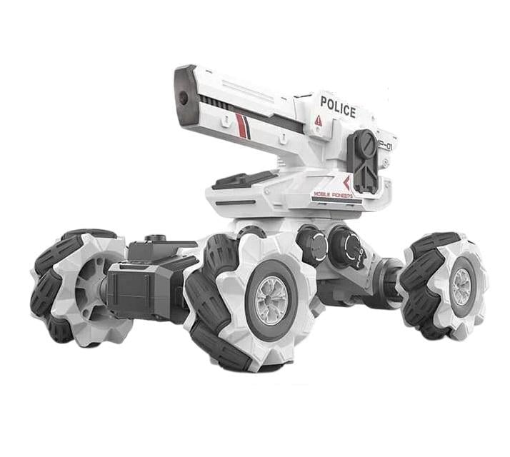 Танк на радиоуправлении Sulong аккумулятор 3,7 V/пульт 2,4 GHz/ стреляет орбизами/роликовые колеса White (161383)