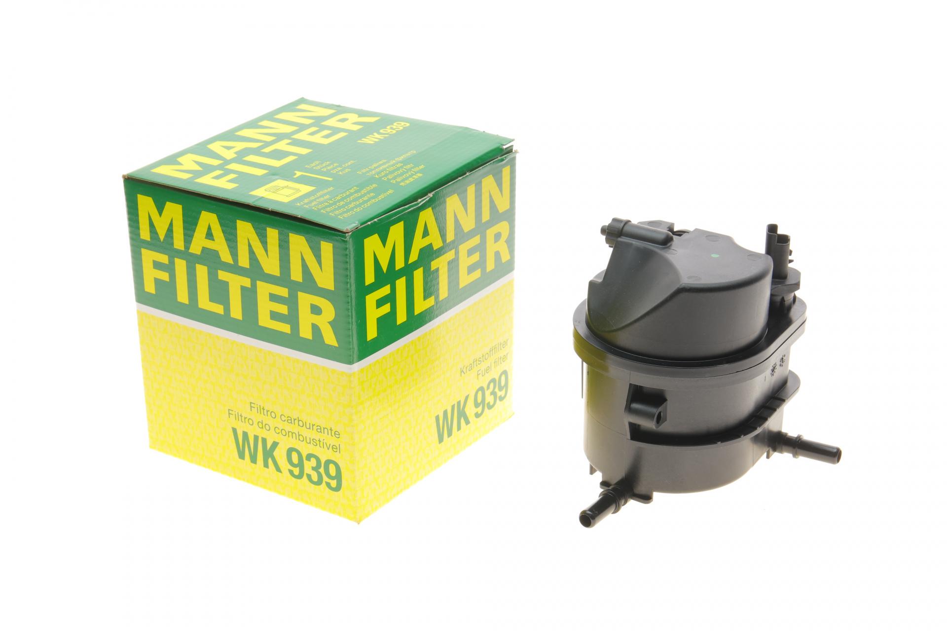 Фильтр топливный Mann-Filter для Citroen Nemo 1,4HDI 08-/ Peugeot 206 1,4HDI 01- (WK 939)