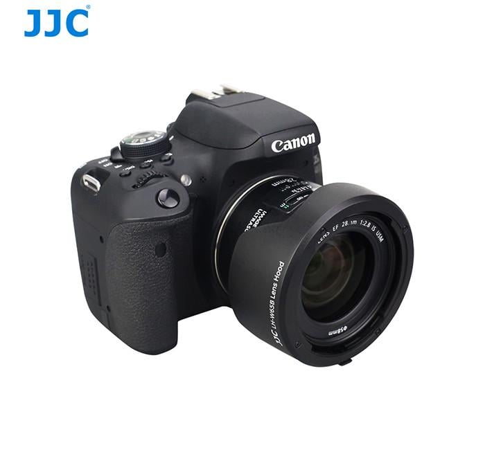 Бленда EW-65B LH-W65B JJC для об'єктиву Canon EF f/2,8 IS USM D 24 мм EF f/2,8 IS USM D 28 мм (1023418402) - фото 6 Бленда EW-65B LH-W65B JJC для об'єктиву Canon EF f/2,8 IS USM D 24 мм EF f/2,8 IS USM D 28 мм (1023418402) - фото 6
