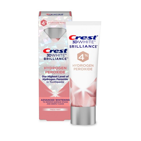 Зубная паста Crest 3D WHITE BRILLIANCE HYDROGEN PEROXIDE 4% 85 мл (037000667346) Зубная паста Crest 3D WHITE BRILLIANCE HYDROGEN PEROXIDE 4% 85 мл (037000667346)