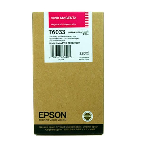Картридж для струйного принтера Epson SP-7880/9880 Mag C13T603300 220 мл (574805)