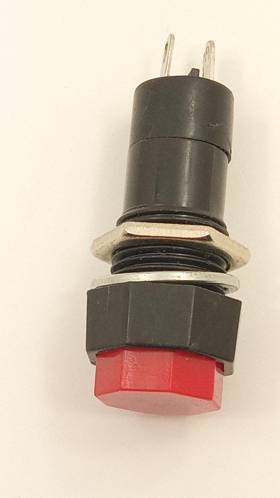 Кнопка без фиксации PBS-14B 12 мм Красный (32470)