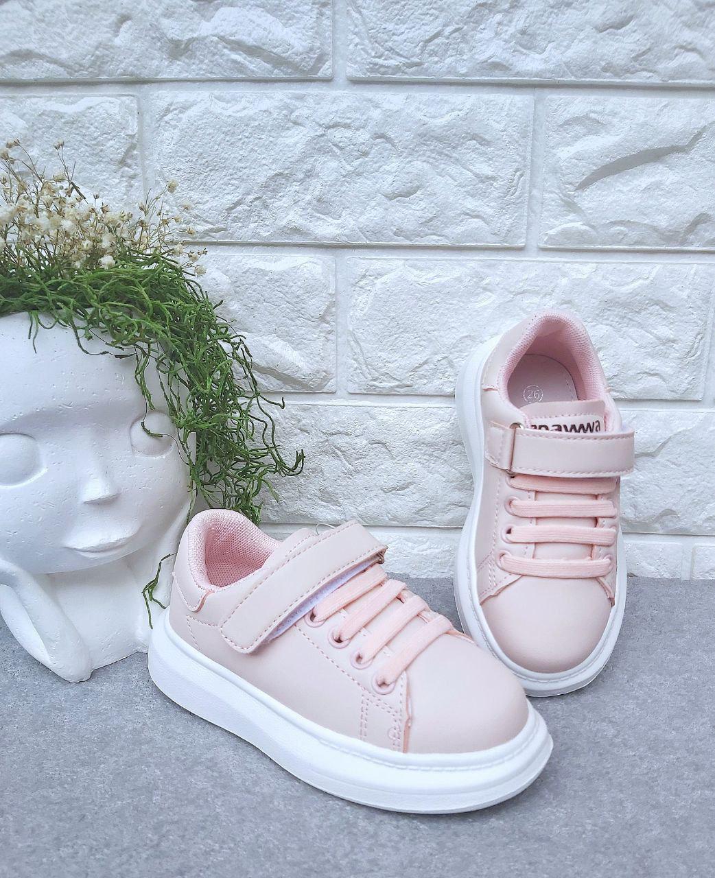 Кроссовки для девочки Apawwa 1236 р. 27 16,5 см Розовый (1236-1)