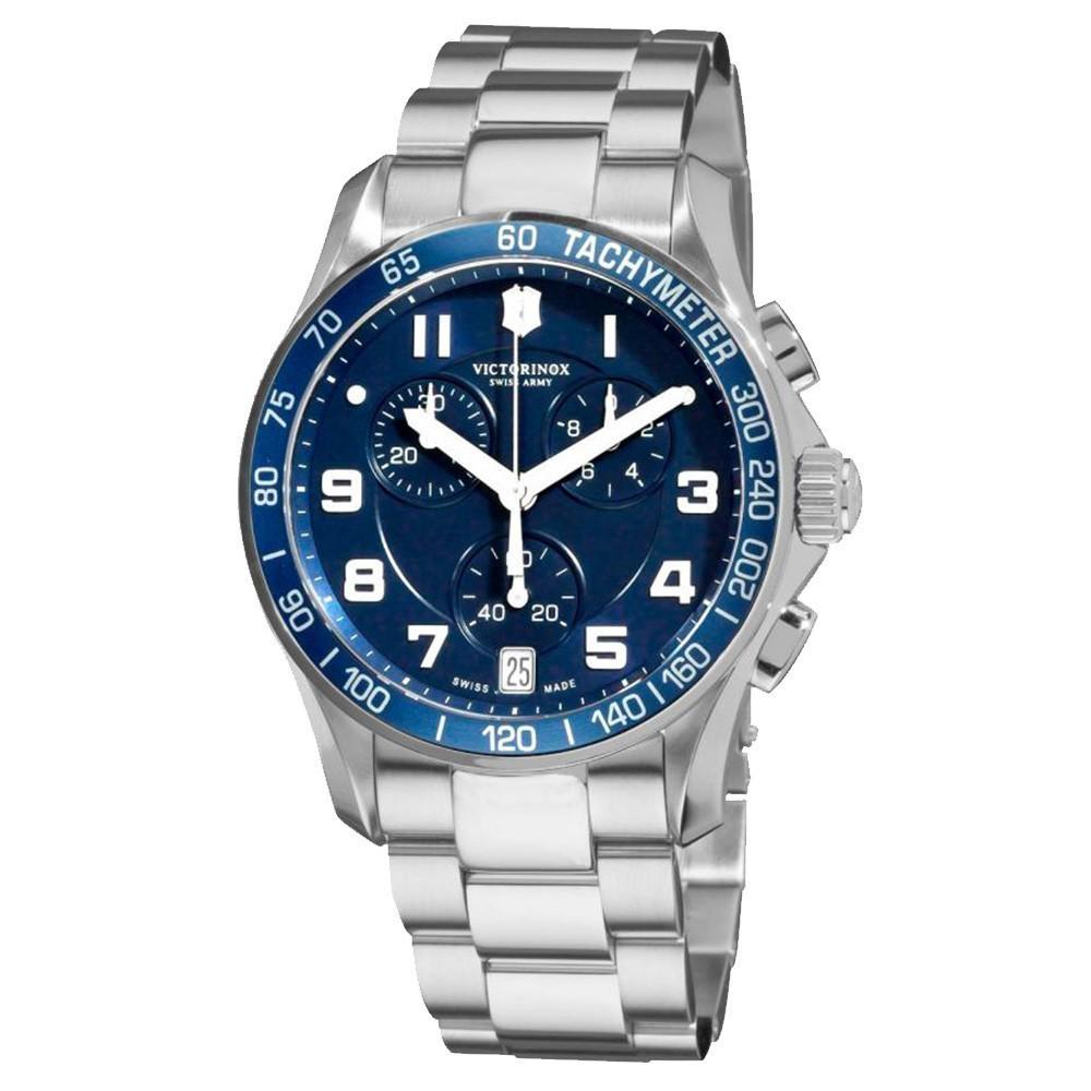 Наручний годинник чоловічий Victorinox Swiss Army Chrono Classic кварцевий Silver (V241497) - фото 2 Наручний годинник чоловічий Victorinox Swiss Army Chrono Classic кварцевий Silver (V241497) - фото 2