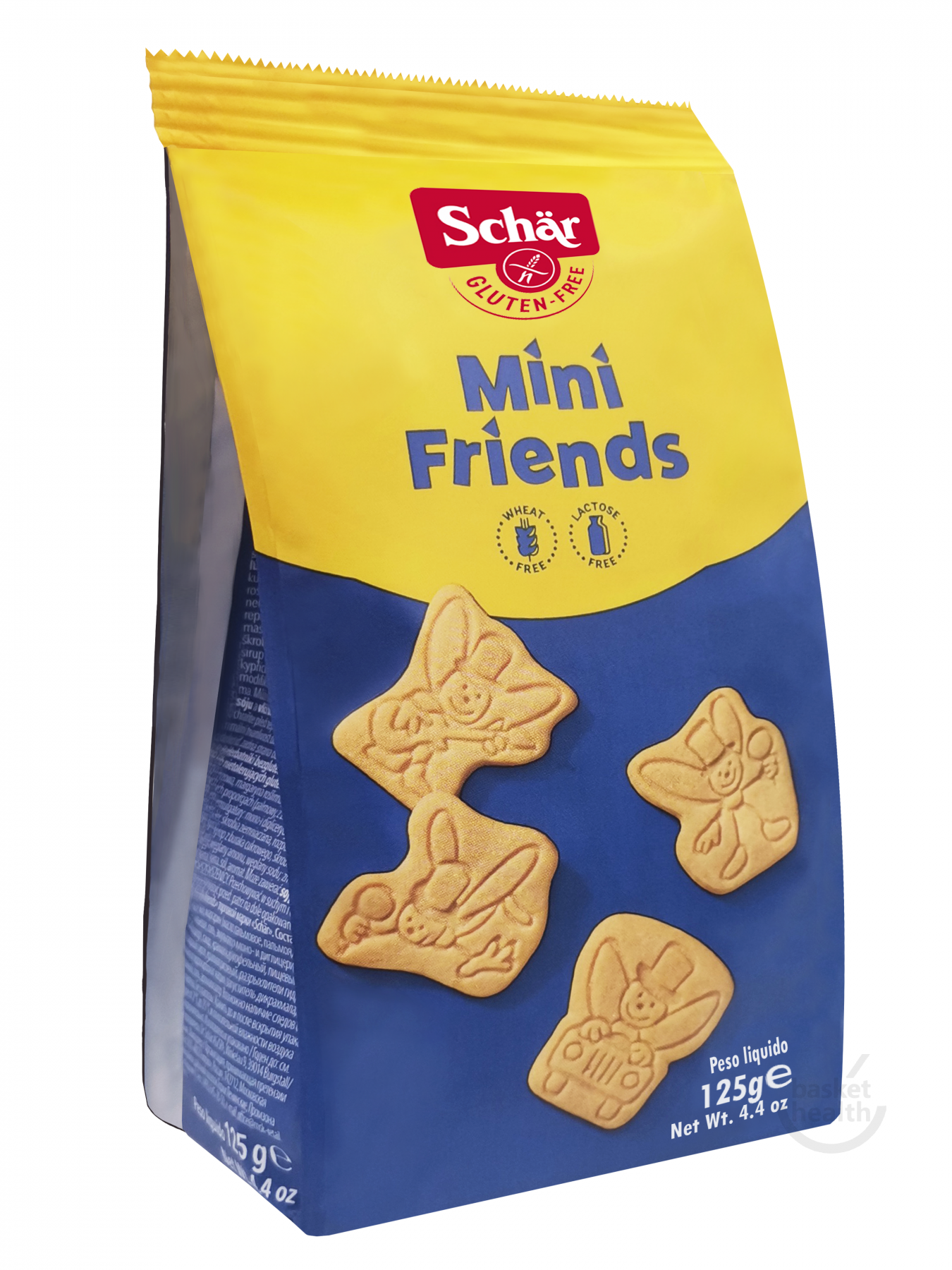 Печенье без глютена Dr. Schar Mini Friends галетное 125 г (11773168)