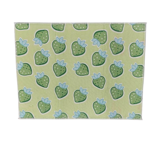 Коврик для сушки посуды Stenson R17197 Strawberries Green (12773927)