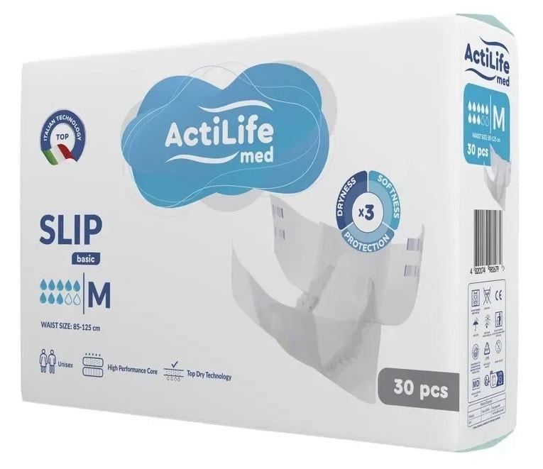 Подгузники для взрослых ActiLife Med basic М 30 шт. (2644176846) - фото 2