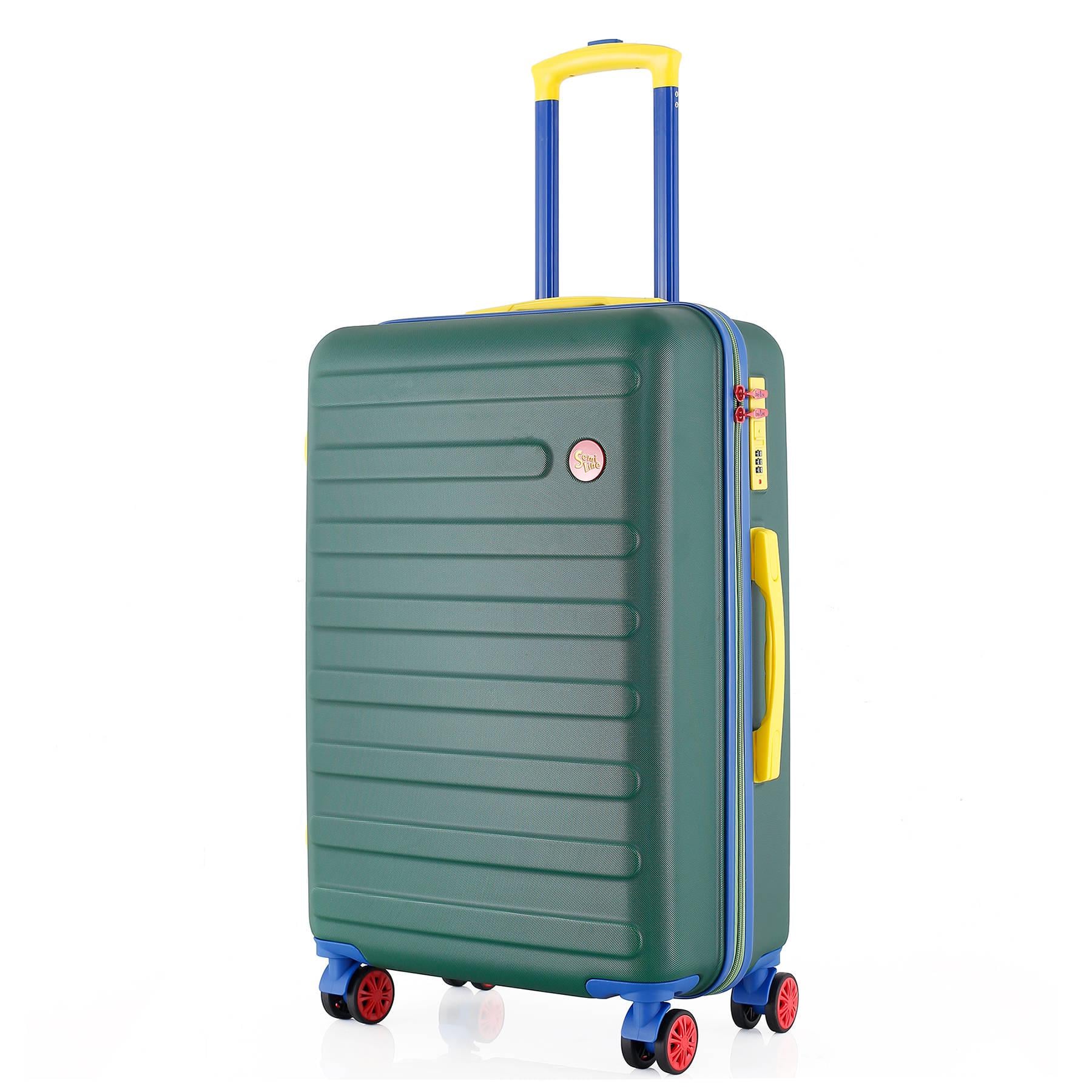 Чемодан средний SEMI LINE T5846-2 ABS-пластик 24 дюйма 63 л Зеленый