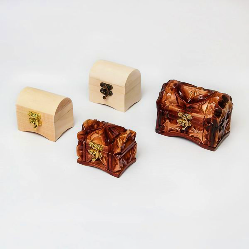 Заготовка сундука 10х6 см Липа (23702636) - фото 6