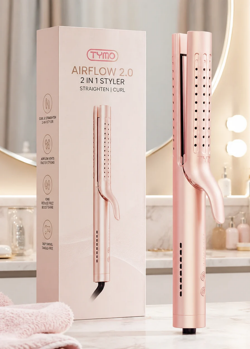 Плойка-стайлер TYMO Airflow 2.0 2в1 Rose Gold (3026736771)