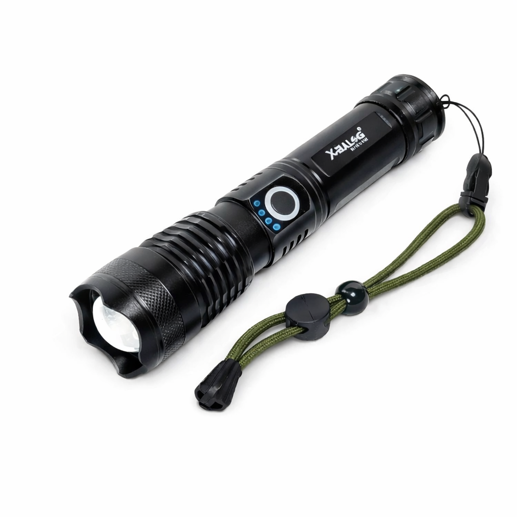 Ліхтар тактичний ручний X-Balog BL-X71-P90 з LED зумом та 5 режимами роботи (BLX71)