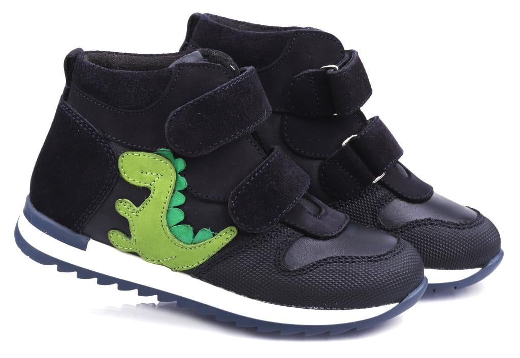 Ботинки осенние Topitop для мальчиков 2166-2 кожа/нубук р. 22 Темно-синий Ботинки осенние Topitop для мальчиков 2166-2 кожа/нубук р. 22 Темно-синий