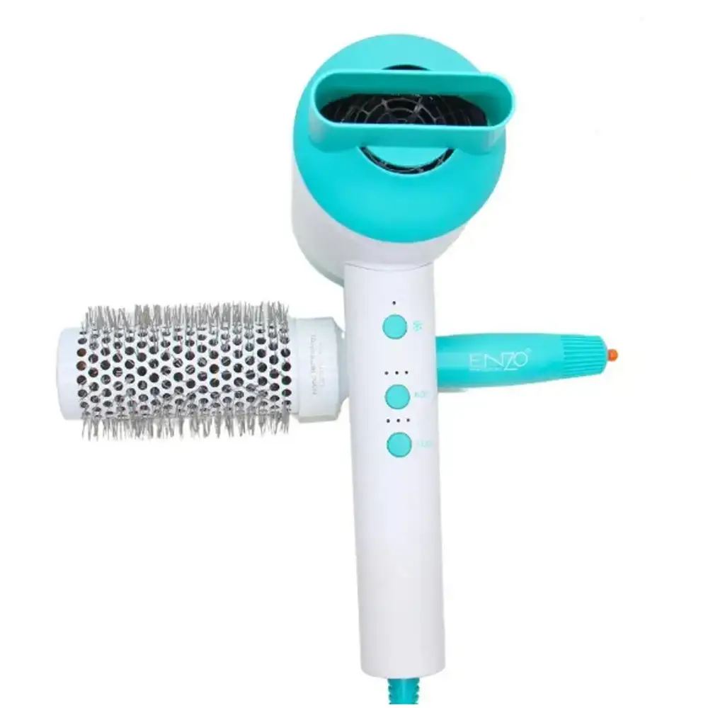 Фен для волосся професійний ENZO EN-8899 із щіткою 22 мм 8500 Вт Блакитний (2770742341) - фото 4 Фен для волосся професійний ENZO EN-8899 із щіткою 22 мм 8500 Вт Блакитний (2770742341) - фото 4